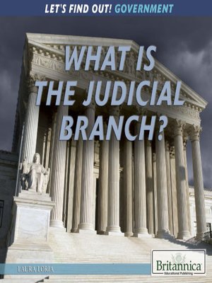 cover image of What Is the Judicial Branch?